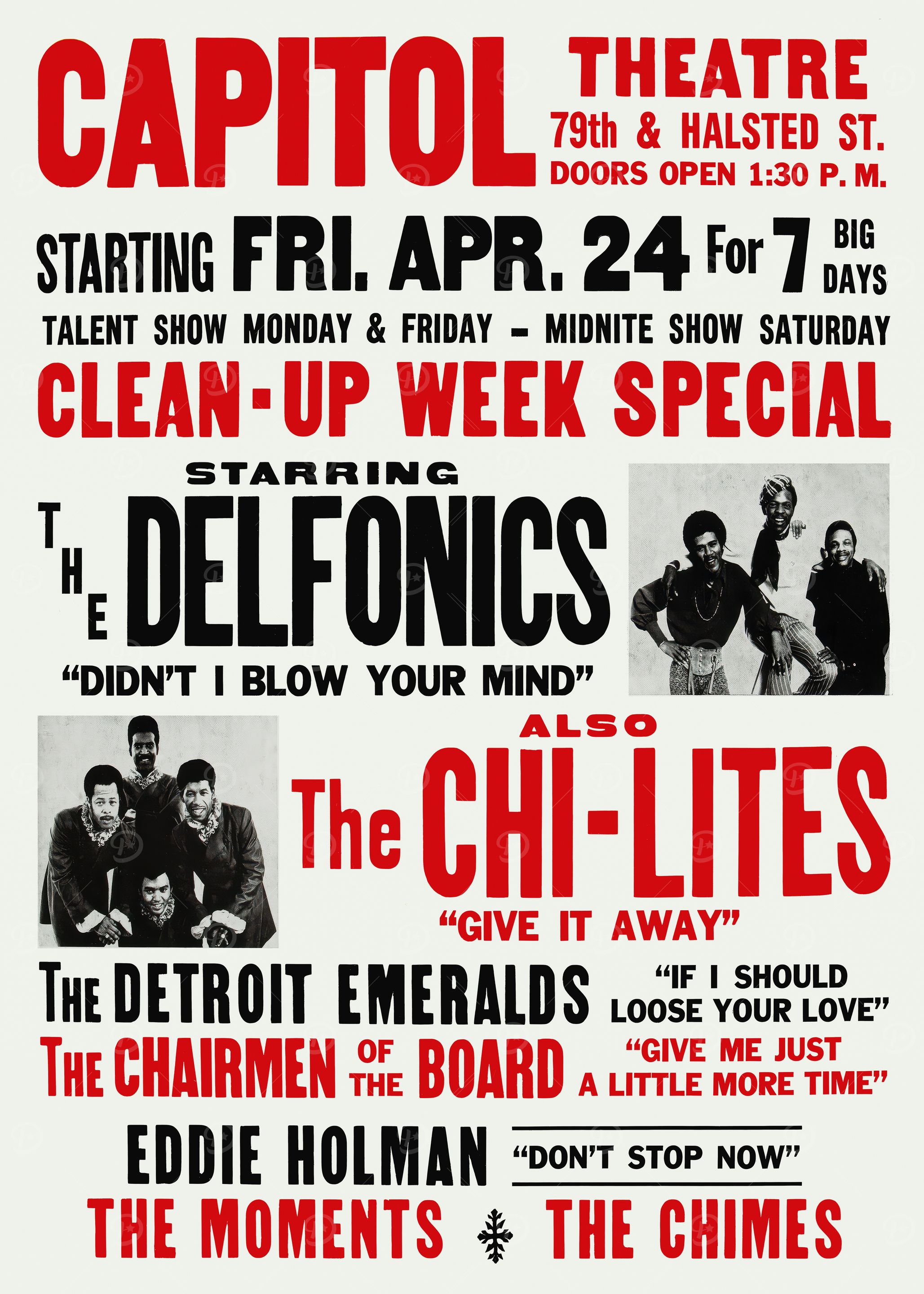 Capitol Theatre Concert Poster