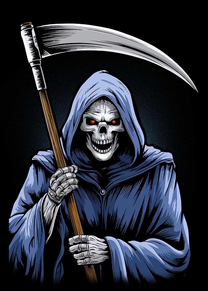 Grim Reaper Illustration