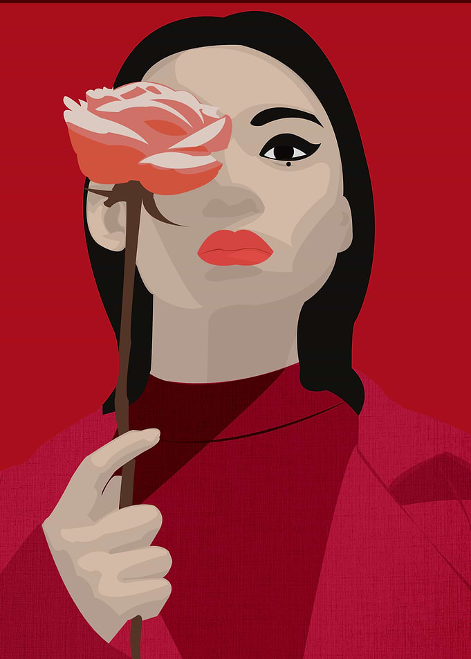 Elena with Rose