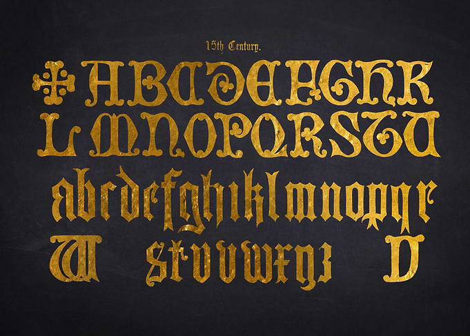 15th Century Alphabet