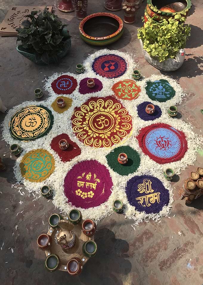 Colorful Rangoli Design