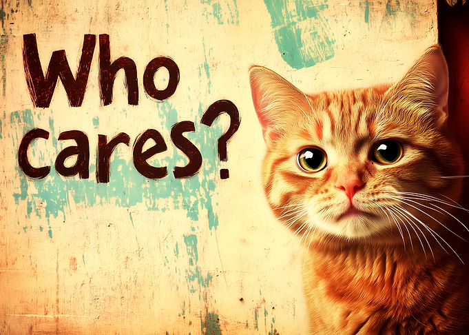Cat Who Cares?