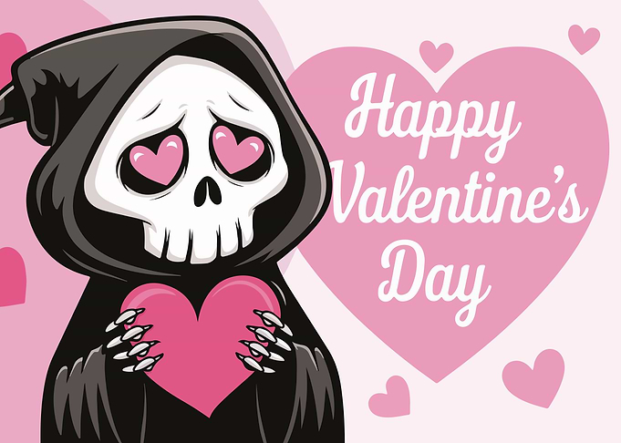 Grim Reaper Valentine's Day