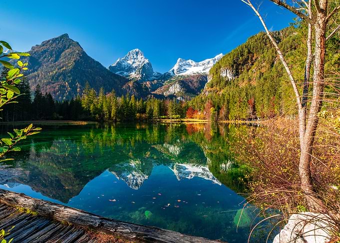 Mountain Lake Reflection
