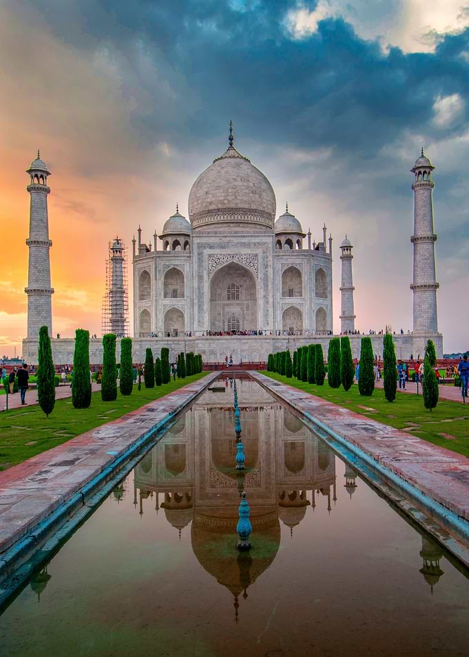 Taj Mahal Sunset