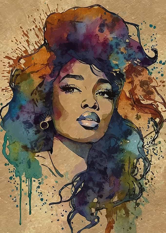 SZA Vintage Portrait