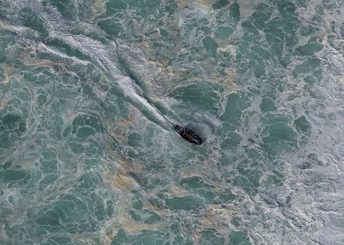 Jet Ski on Ocean Waves