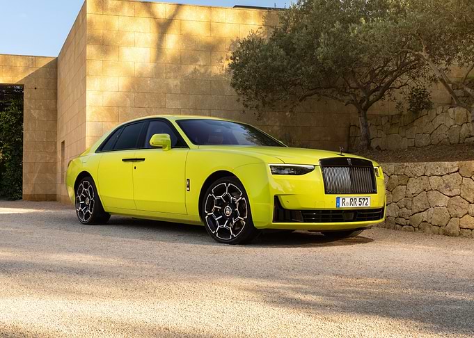 Yellow Rolls Royce Ghost