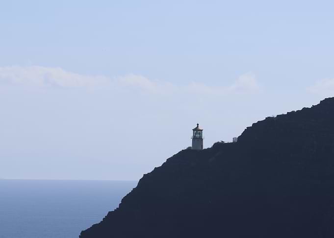 Makapuu lighthouse silhouette