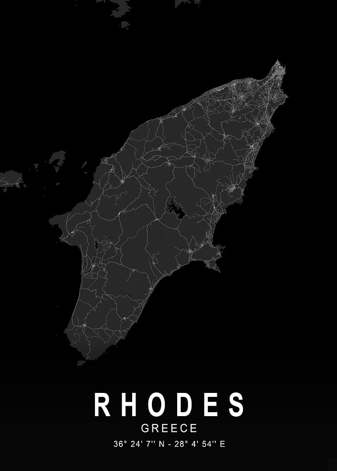 Rhodes Dark Island Map