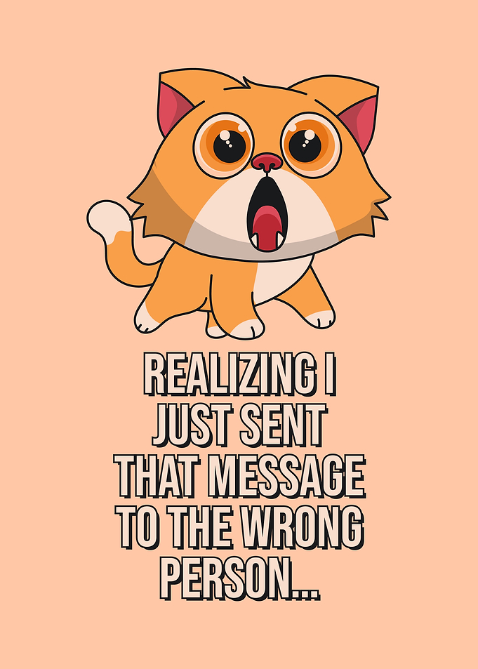 Cat's Message Mistake