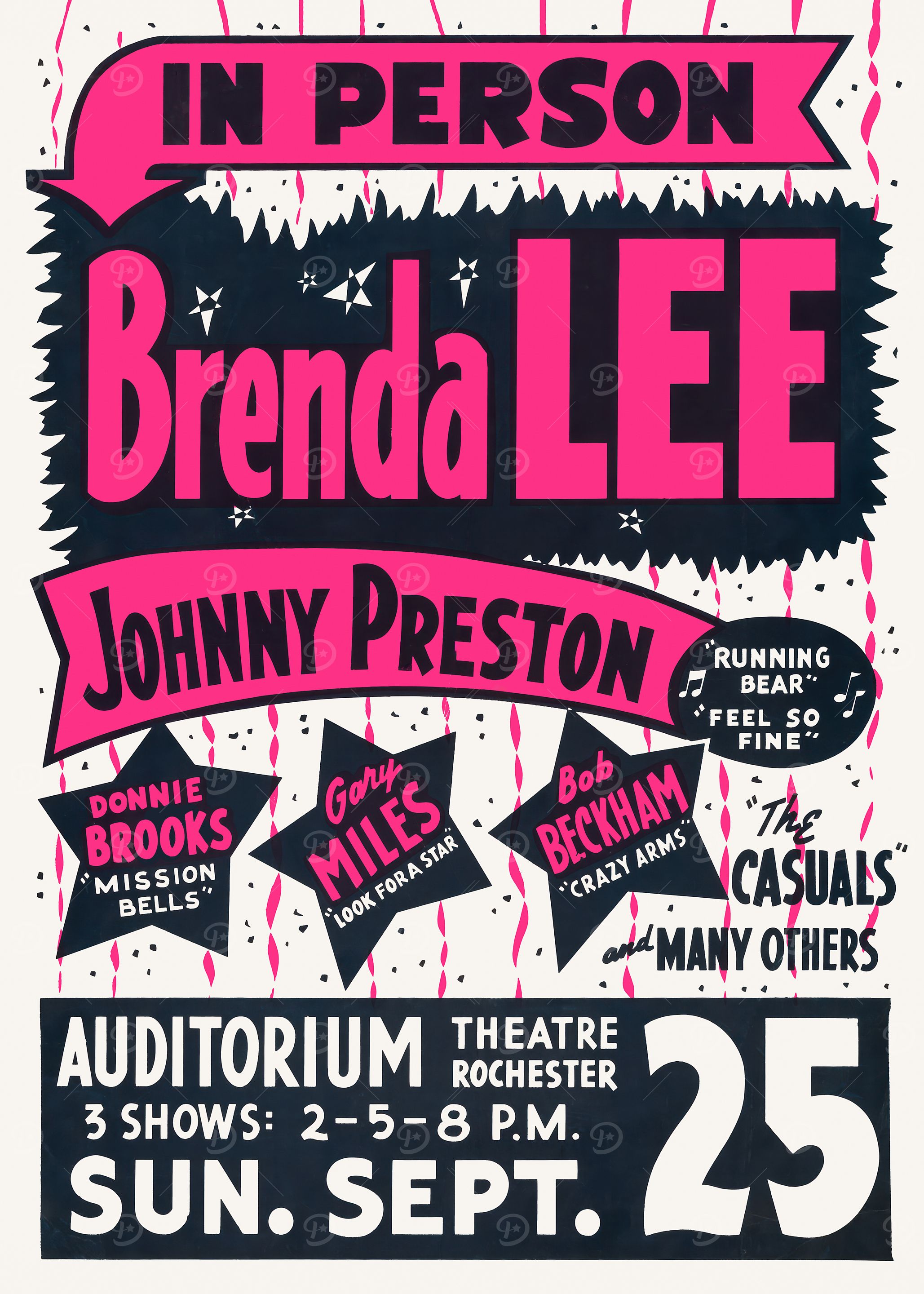 Brenda Lee Concert Poster