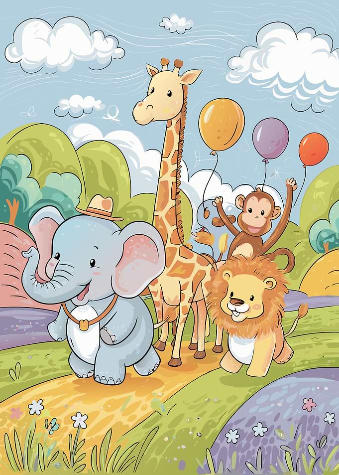 Cute Safari Animals