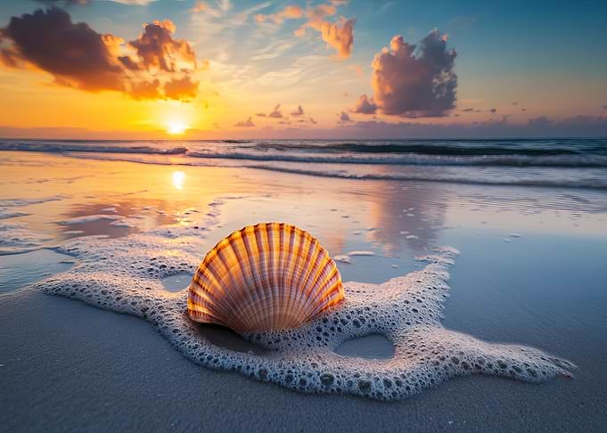 Seashell Sunset Beach