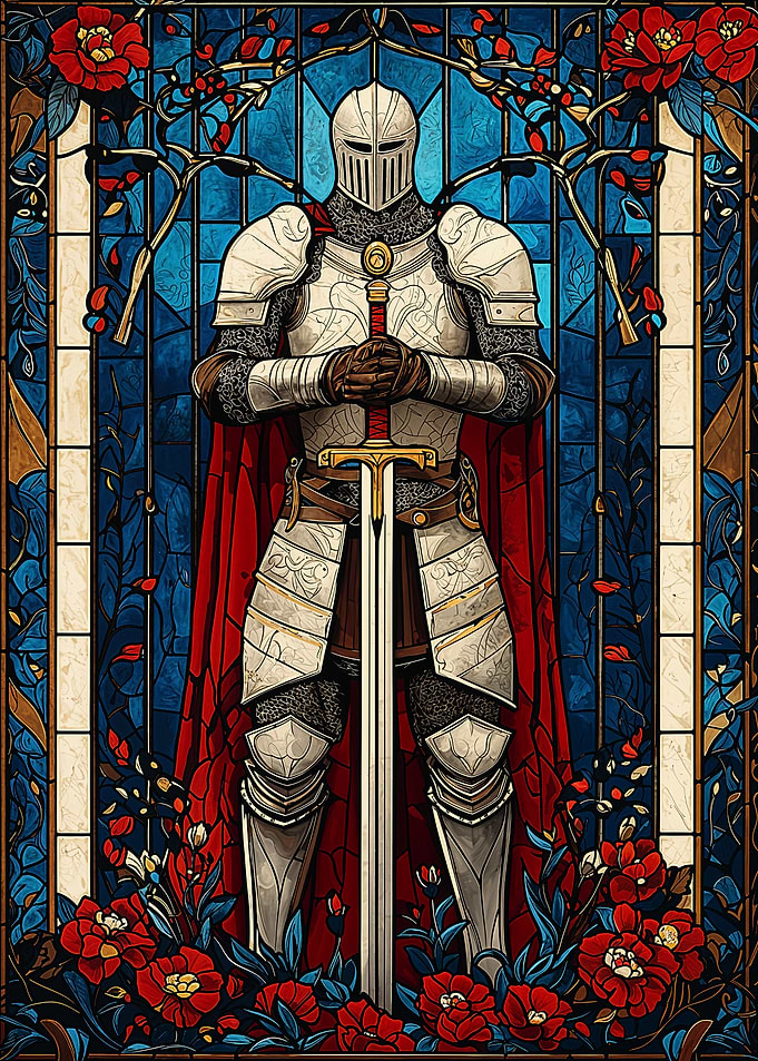 Stained Glass Knight