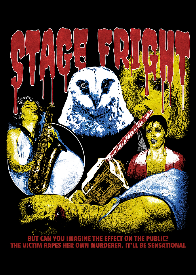 Stage Fright Horror Poster