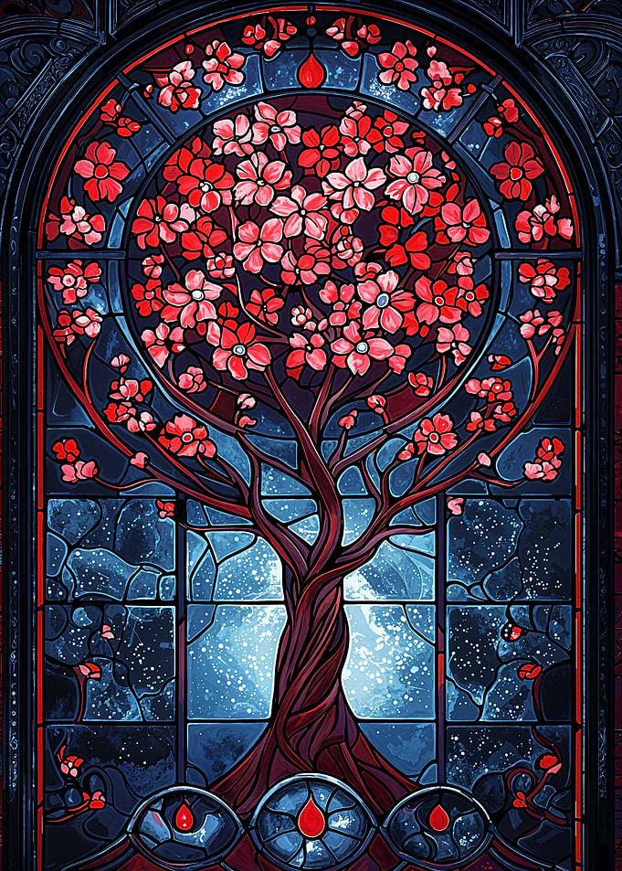 Stained Glass Tree of Life