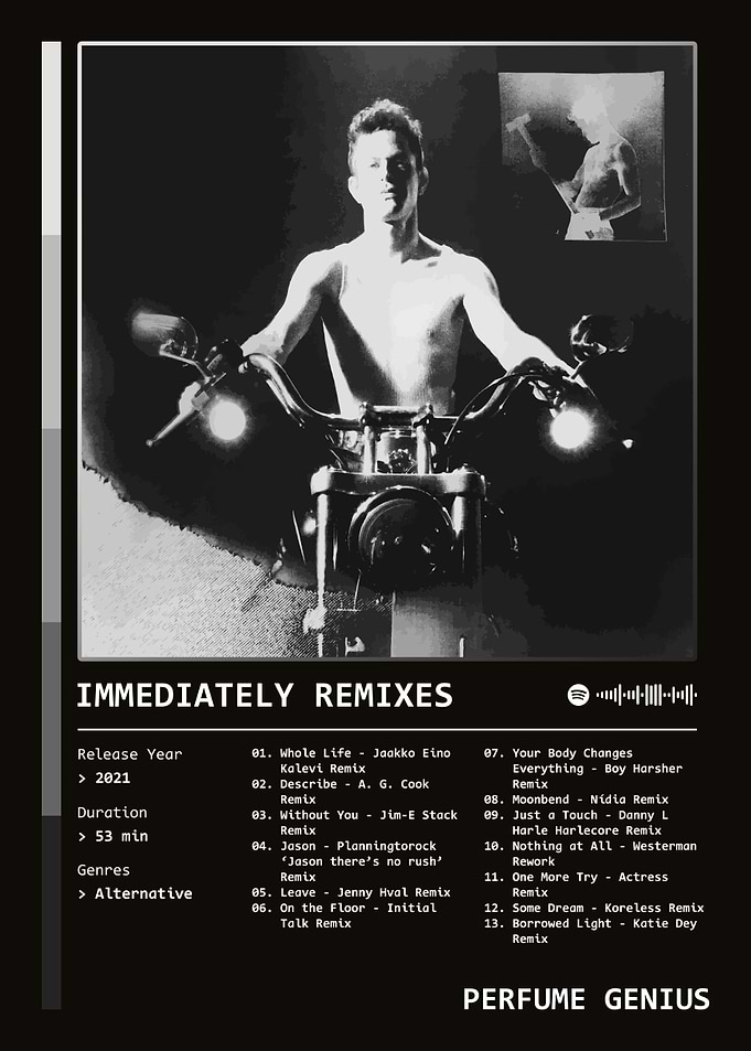 IMMEDIATELY Remixes (2021) Album by Perfume Genius