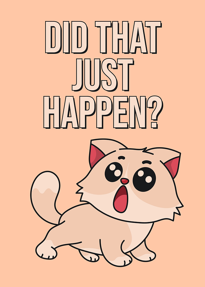 Surprised Cat Meme, Disbelief Moment