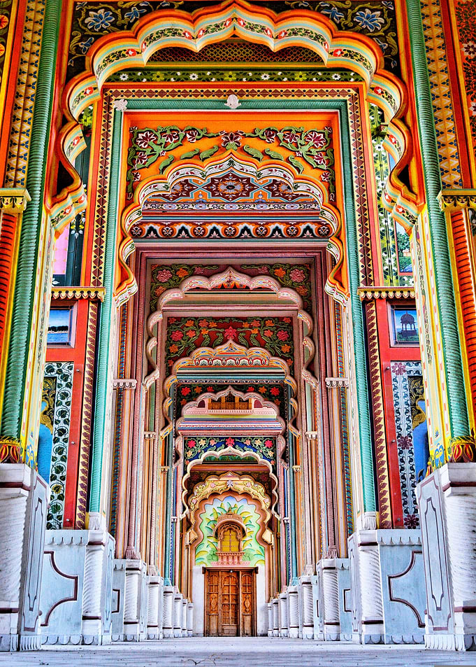 Colorful Indian Architecture