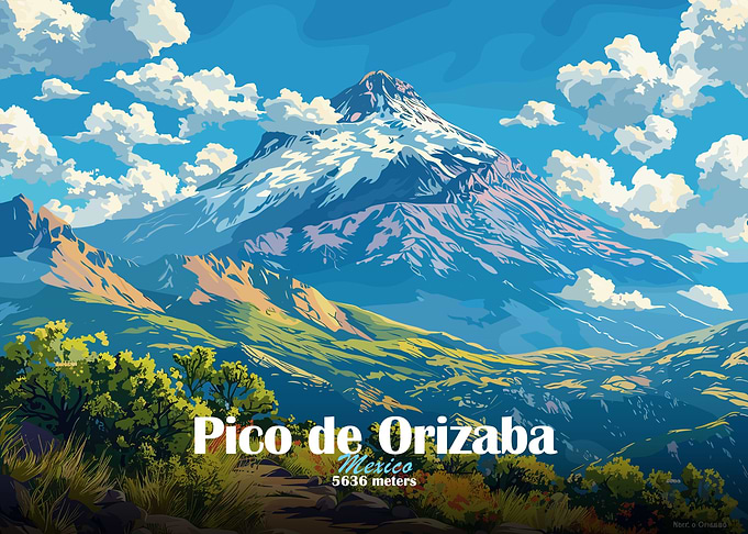 Pico de Orizaba Mountain