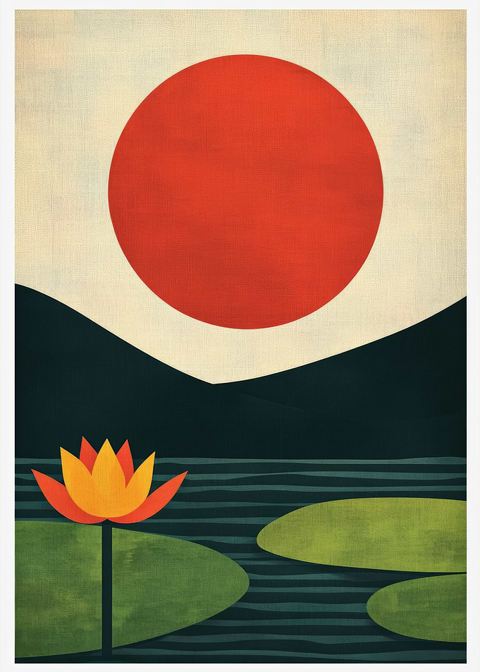 Sunrise Lotus Pond