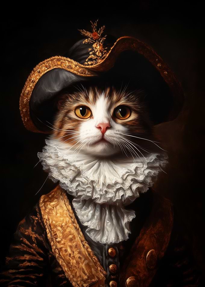 Cat in a Tri-Cornered Hat