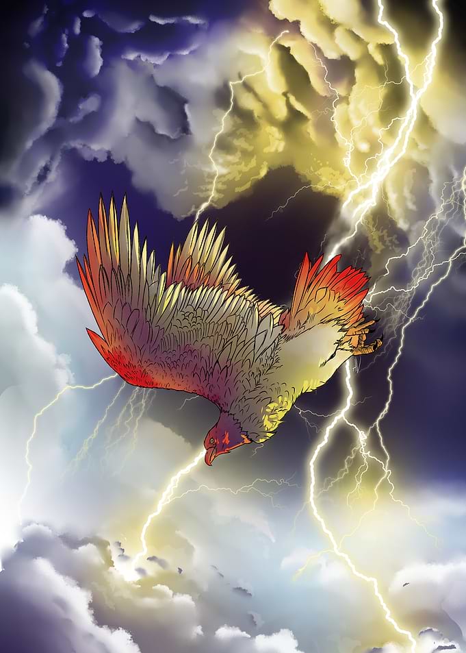 Thunderbird, Foe of Serpents