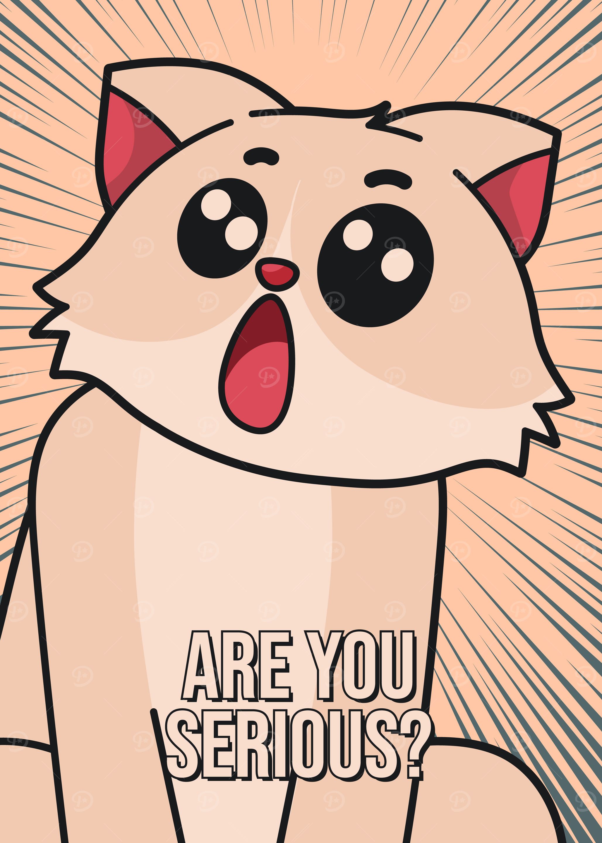 Surprised Cat Meme, Incredulous Moment