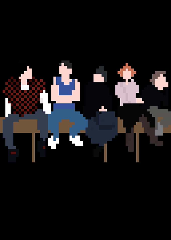 The breakfast club pixel art