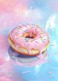 Pink Glazed Donut