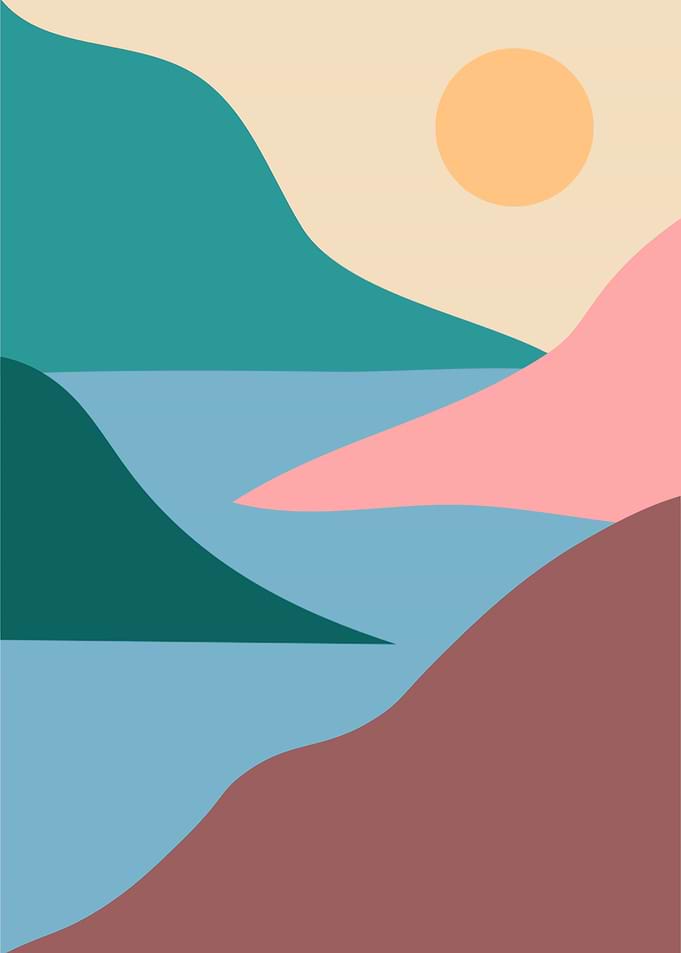 Abstract Landscape Art