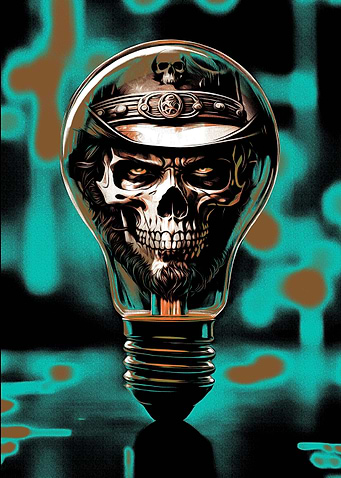 Skull in Lightbulb