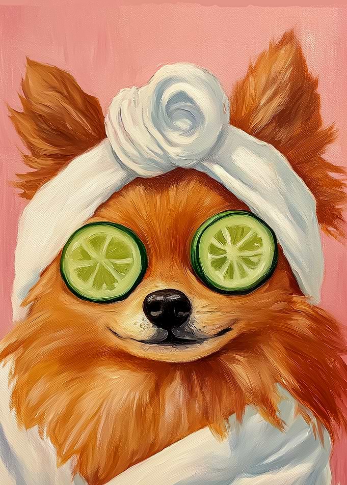 pomeranian dog groomer spa