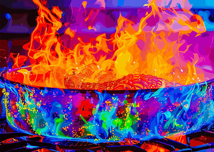 Abstract Fire