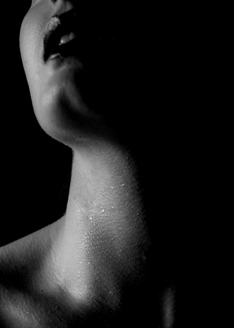 Close-up of a Woman's Neck