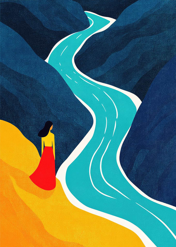 Woman by the River