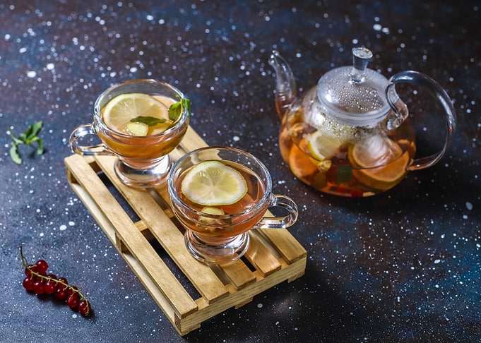 Lemon Tea with Mint