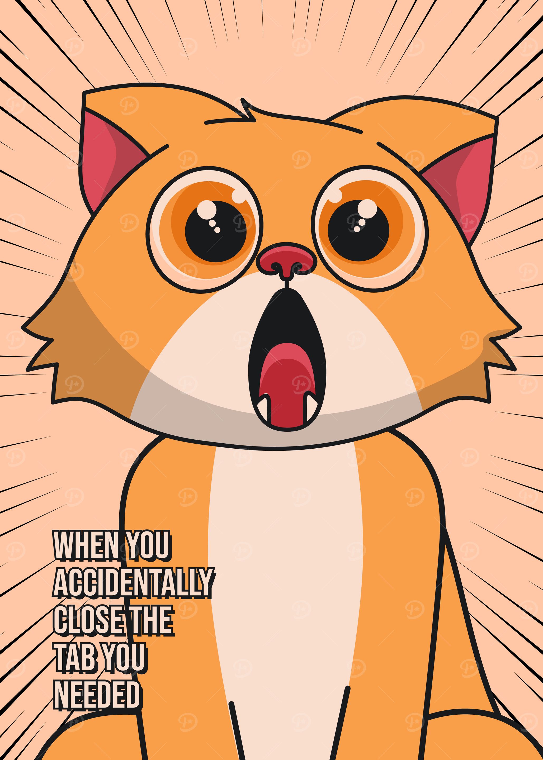 Cat Meme - Closed Tab