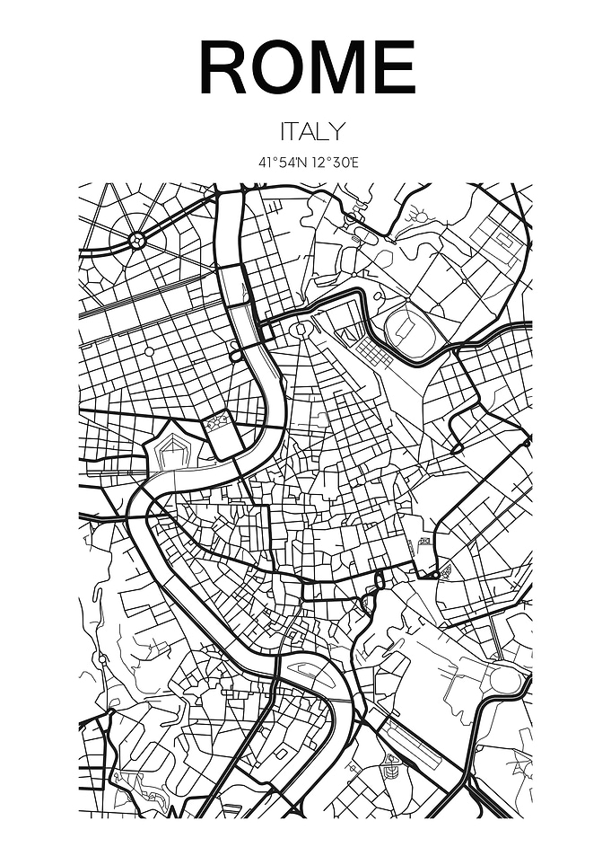 Rome City Map