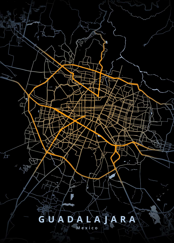 Guadalajara City Map