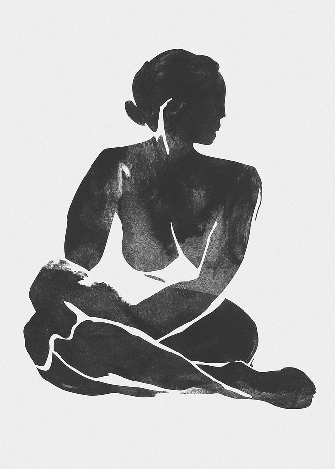 Black and White Figure