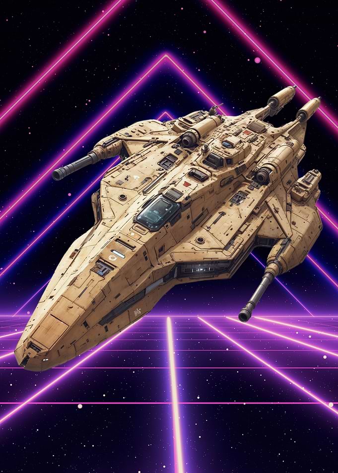 Retro Spaceship