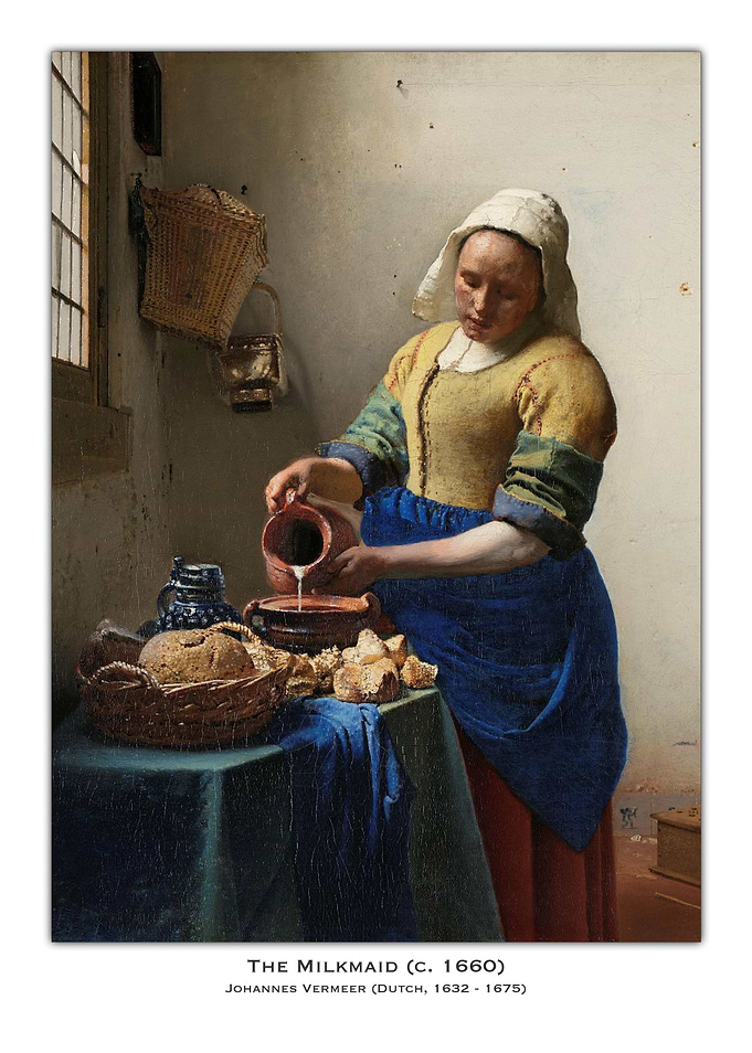 The Milkmaid Painting