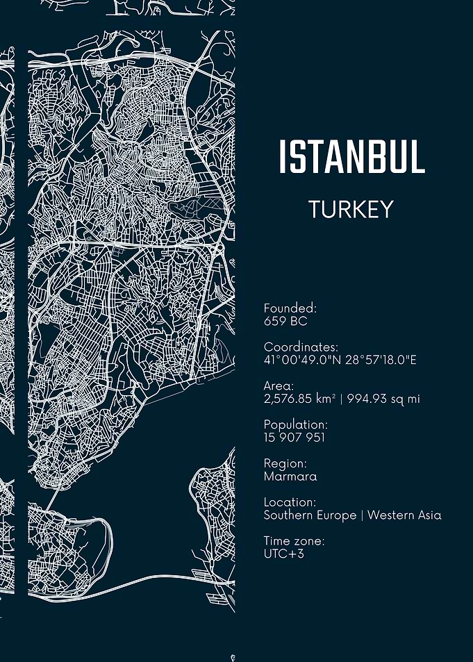 Istanbul City Map