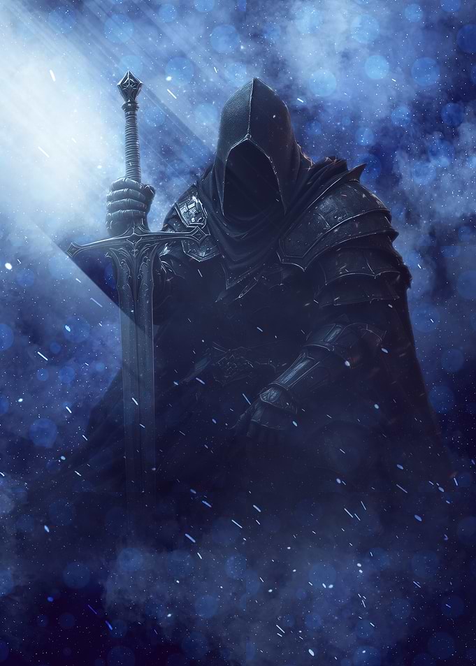 Dark Knight with Sword
