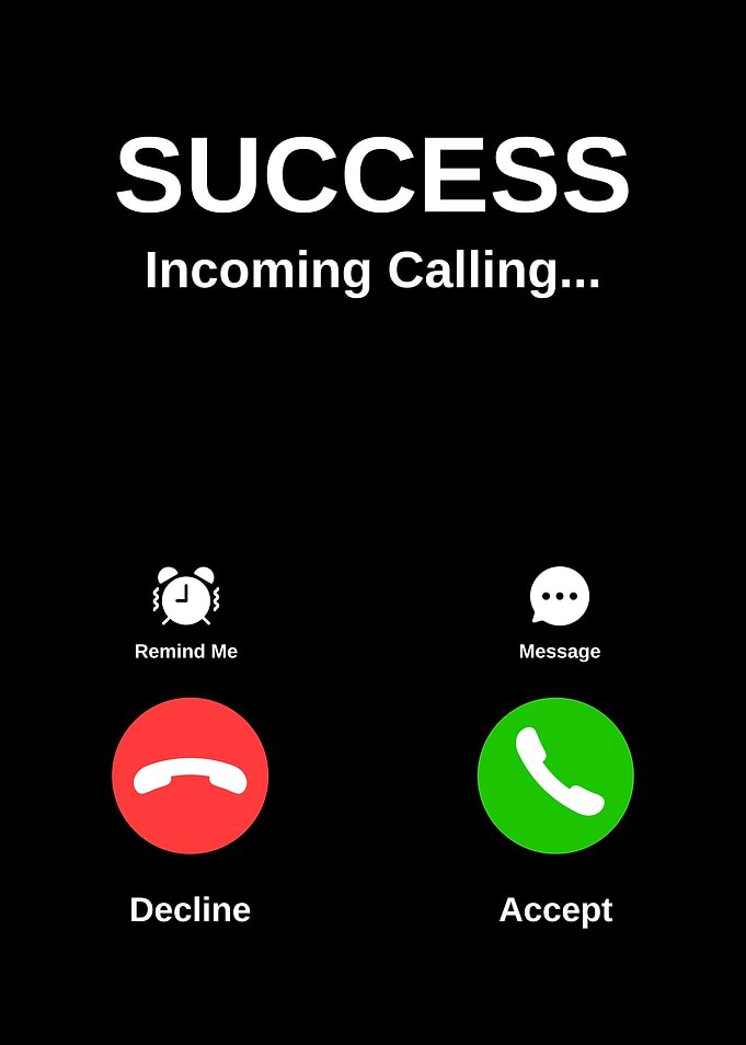Success Incoming Call