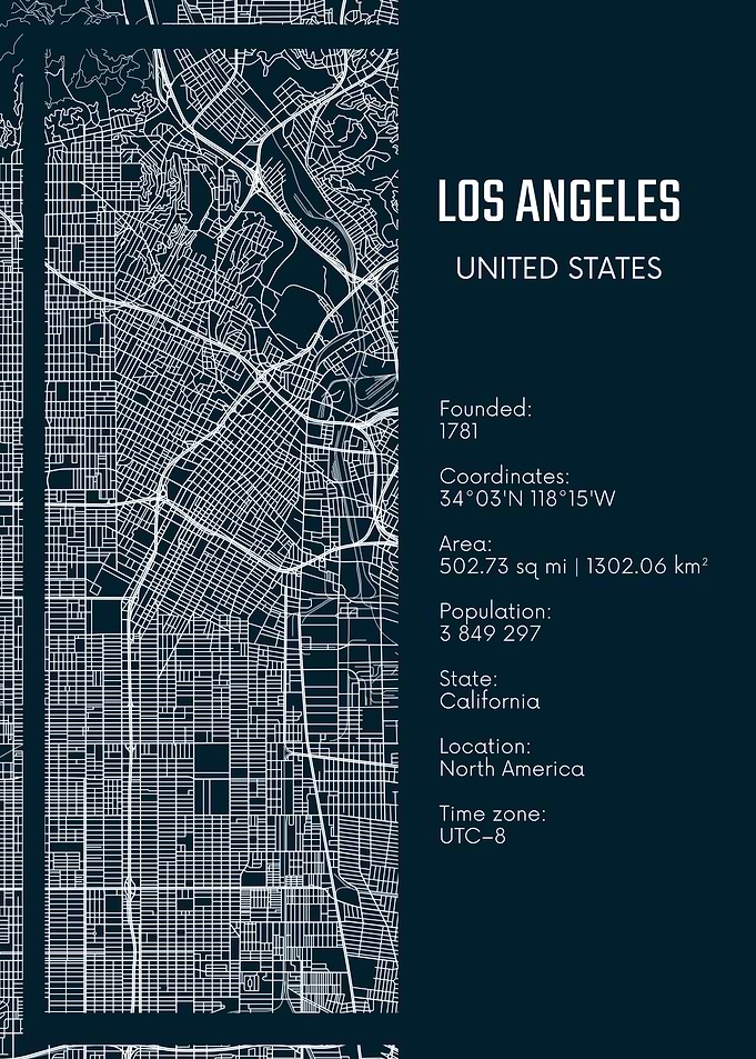 Los Angeles City Map