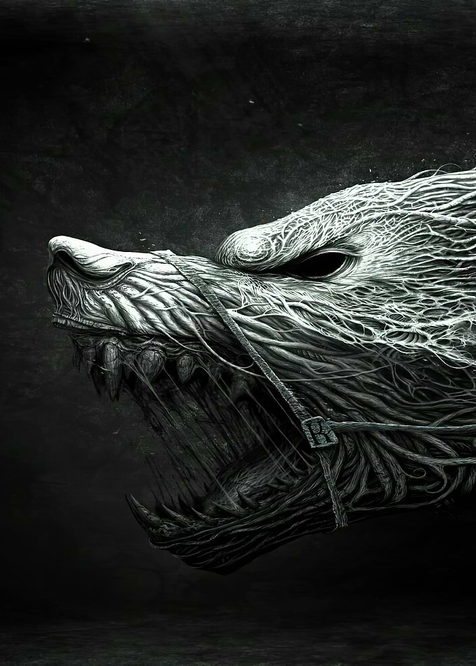 Wolf with Roots