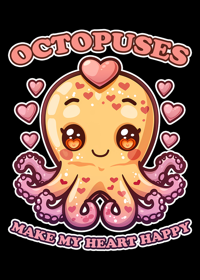 Cute Octopus Love